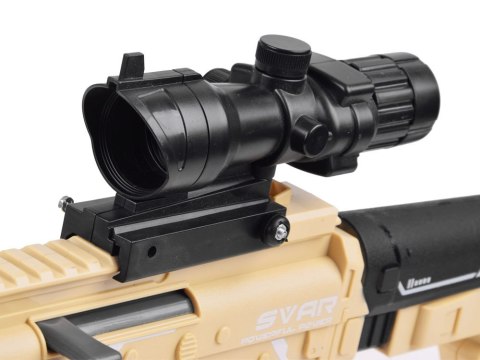 Karabin na naboje piankowe strzela świeci ZA3999 Karabin na naboje piankowe strzela świeci ZA3999