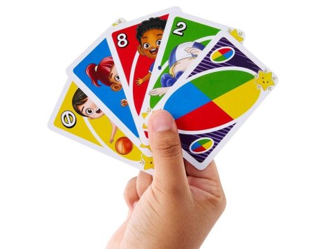 Karty do gry UNO Junior Move Gra karciana dla dzieci GR0776 Karty do gry UNO Junior Move Gra karciana dla dzieci GR0776