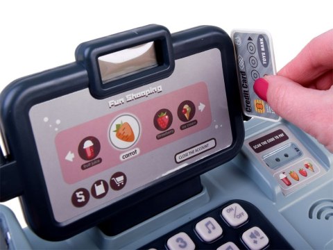 Kasa fiskalna dla dzieci skaner waga smartfon koszyk zabawa w sklep ZA4147 Kasa fiskalna dla dzieci skaner waga smartfon koszyk zabawa w sklep ZA4147