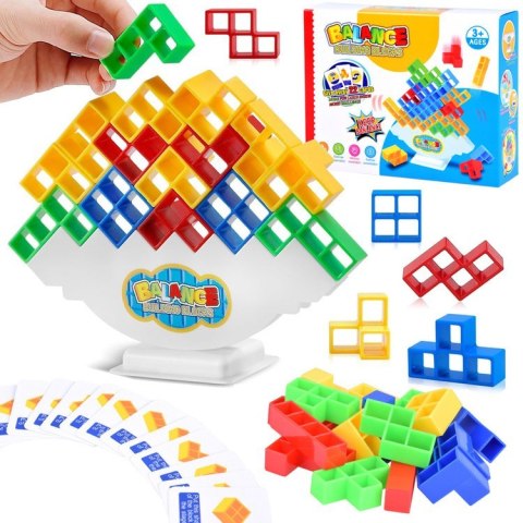 Klocki Konstrukcyjne Wieża Balansująca Tetris 3D Gra Zręcznościowa ZA4967 Klocki Konstrukcyjne Wieża Balansująca Tetris 3D Gra Zręcznościowa ZA4967