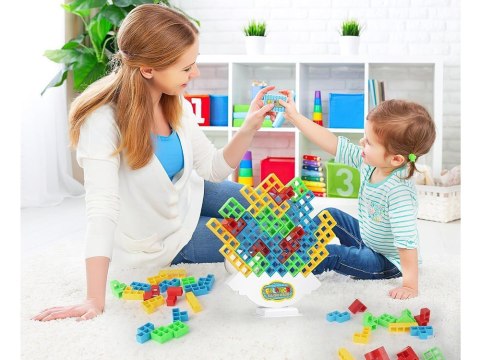 Klocki Konstrukcyjne Wieża Balansująca Tetris 3D Gra Zręcznościowa ZA4967 Klocki Konstrukcyjne Wieża Balansująca Tetris 3D Gra Zręcznościowa ZA4967