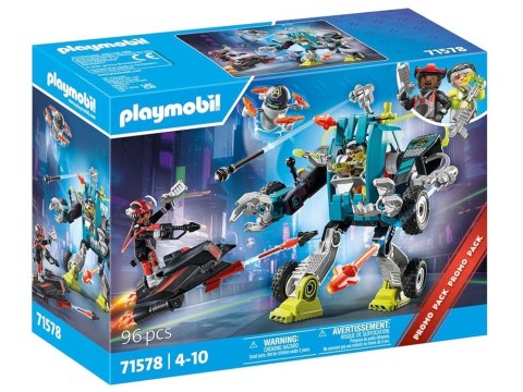 Klocki Playmobil 71578 Robot kontra Szybowiec Zestaw 96 elem ZA5993 Klocki Playmobil 71578 Robot kontra Szybowiec Zestaw 96 elem ZA5993