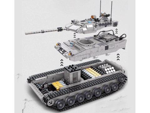 Klocki konstrukcyjne Wojskowy CZOŁG niemiecki Leopard 2A7 - 1498 ele ZA5758 Klocki konstrukcyjne Wojskowy CZOŁG niemiecki Leopard 2A7 - 1498 ele ZA5758