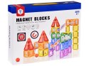 Klocki magnetyczne 123-elementy kulodrom tor kulki ZA4719