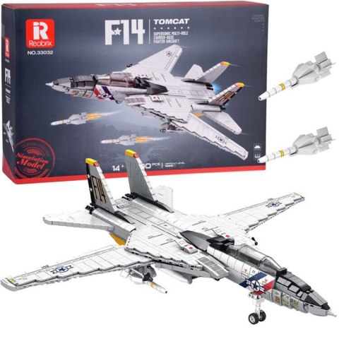 Klocki techniczne F-14 Tomcat 1600 elementów amerykański myśliwiec ZA5301 Klocki techniczne F-14 Tomcat 1600 elementów amerykański myśliwiec ZA5301