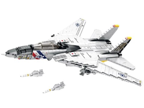 Klocki techniczne F-14 Tomcat 1600 elementów amerykański myśliwiec ZA5301 Klocki techniczne F-14 Tomcat 1600 elementów amerykański myśliwiec ZA5301