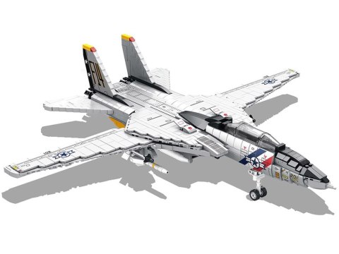 Klocki techniczne F-14 Tomcat 1600 elementów amerykański myśliwiec ZA5301 Klocki techniczne F-14 Tomcat 1600 elementów amerykański myśliwiec ZA5301