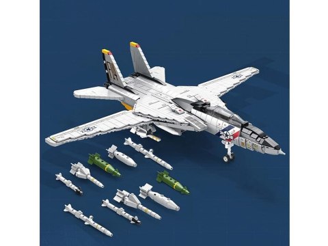 Klocki techniczne F-14 Tomcat 1600 elementów amerykański myśliwiec ZA5301 Klocki techniczne F-14 Tomcat 1600 elementów amerykański myśliwiec ZA5301