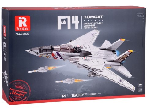 Klocki techniczne F-14 Tomcat 1600 elementów amerykański myśliwiec ZA5301 Klocki techniczne F-14 Tomcat 1600 elementów amerykański myśliwiec ZA5301
