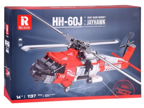 Klocki techniczne SikorskyHH-60J Jayhawk 1137el śmigłowiec lotniczy ZA5302 Klocki techniczne SikorskyHH-60J Jayhawk 1137el śmigłowiec lotniczy ZA5302
