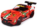 Klocki techniczne Sportowe auto CZERWONE 164-elementy + naklejki ZA4289