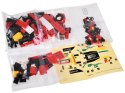 Klocki techniczne Sportowe auto CZERWONE 164-elementy + naklejki ZA4289
