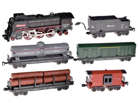 Kolejka elektryczna pociąg 185x99cm dymi paruje efekt dźwiękowy RC0622 Kolejka elektryczna pociąg 185x99cm dymi paruje efekt dźwiękowy RC0622