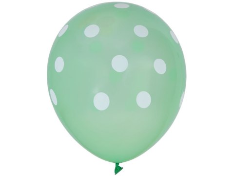 Kolorowe Balony w białe kropki zestaw 100 sztuk ZA5568 Kolorowe Balony w białe kropki zestaw 100 sztuk ZA5568