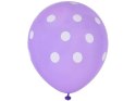 Kolorowe Balony w białe kropki zestaw 100 sztuk ZA5568
