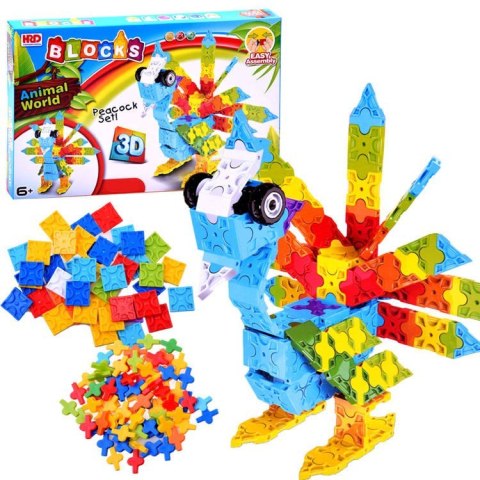 Kolorowe kreatywne Klocki 3D PAW 227ele ZA2519 Kolorowe kreatywne Klocki 3D PAW 227ele ZA2519