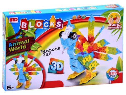 Kolorowe kreatywne Klocki 3D PAW 227ele ZA2519 Kolorowe kreatywne Klocki 3D PAW 227ele ZA2519