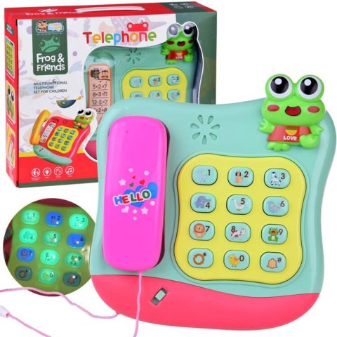 Kolorowy grający telefon z przyciskami gra melodie świeci ZA4625 Kolorowy grający telefon z przyciskami gra melodie świeci ZA4625