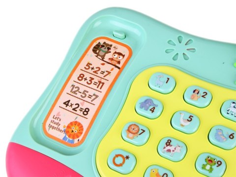 Kolorowy grający telefon z przyciskami gra melodie świeci ZA4625 Kolorowy grający telefon z przyciskami gra melodie świeci ZA4625