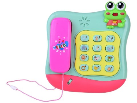 Kolorowy grający telefon z przyciskami gra melodie świeci ZA4625 Kolorowy grający telefon z przyciskami gra melodie świeci ZA4625