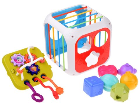 Kostka edukacyjna dla malucha sorter sensoryczny kształty cymbałki ZA5278 Kostka edukacyjna dla malucha sorter sensoryczny kształty cymbałki ZA5278