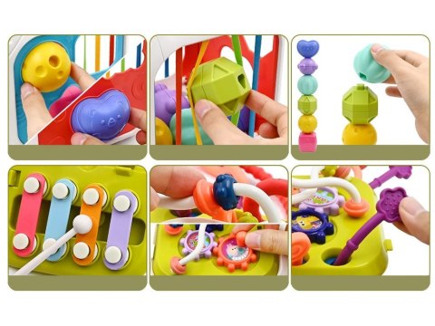 Kostka edukacyjna dla malucha sorter sensoryczny kształty cymbałki ZA5278 Kostka edukacyjna dla malucha sorter sensoryczny kształty cymbałki ZA5278