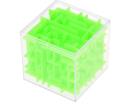 Kostka labirynt obrotowa Gra zręcznościowa kolorowa kostka 7,5 cm GR0423 Kostka labirynt obrotowa Gra zręcznościowa kolorowa kostka 7,5 cm GR0423