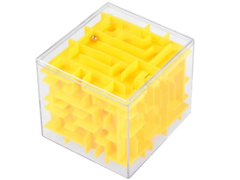 Kostka labirynt obrotowa Gra zręcznościowa kolorowa kostka 7,5 cm GR0423 Kostka labirynt obrotowa Gra zręcznościowa kolorowa kostka 7,5 cm GR0423