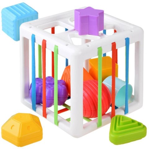Kostka sorter zabawka dla maluszka gumki ZA4310 Kostka sorter zabawka dla maluszka gumki ZA4310