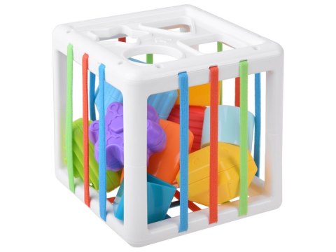 Kostka sorter zabawka dla maluszka gumki ZA4310 Kostka sorter zabawka dla maluszka gumki ZA4310