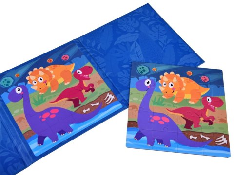 Książeczka Puzzle magnetyczne Dinozaury 40 ZA4268 Książeczka Puzzle magnetyczne Dinozaury 40 ZA4268