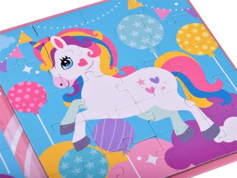 Książeczka Puzzle magnetyczne Jednorożec 40 ZA4269 Książeczka Puzzle magnetyczne Jednorożec 40 ZA4269
