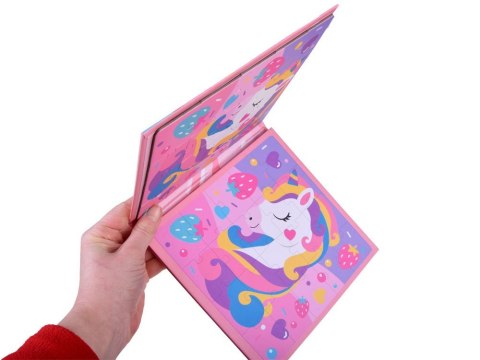 Książeczka Puzzle magnetyczne Jednorożec 40 ZA4269 Książeczka Puzzle magnetyczne Jednorożec 40 ZA4269