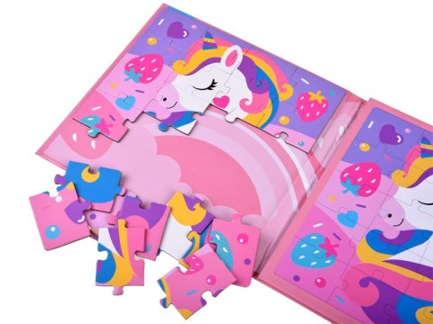 Książeczka Puzzle magnetyczne Jednorożec 40 ZA4269 Książeczka Puzzle magnetyczne Jednorożec 40 ZA4269