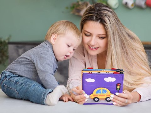 Książeczka harmonijka sensoryczna kontrast ZA4798 Książeczka harmonijka sensoryczna kontrast ZA4798