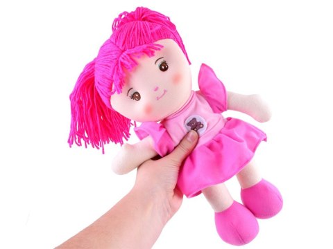 Lalka szmaciana Zuzia 33cm w różowej sukni ZA3853 Lalka szmaciana Zuzia 33cm w różowej sukni ZA3853