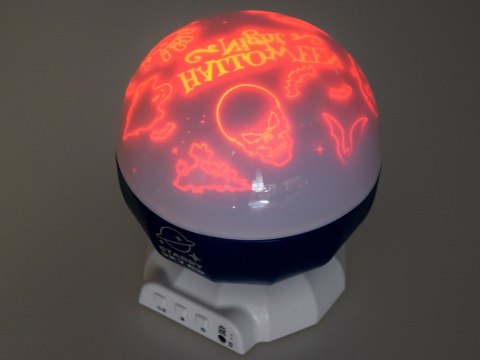 Lampka projektor RBG dinozaury jednorożce Halloween 3 wzory muzyka ZA4700 Lampka projektor RBG dinozaury jednorożce Halloween 3 wzory muzyka ZA4700