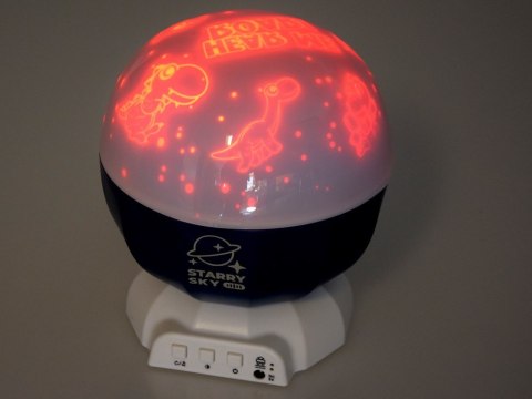 Lampka projektor RBG dinozaury jednorożce Halloween 3 wzory muzyka ZA4700 Lampka projektor RBG dinozaury jednorożce Halloween 3 wzory muzyka ZA4700