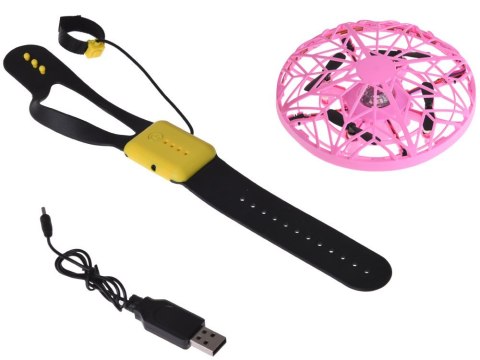 Latający dysk Dron z światłem LED Zdalnie sterowany ręką RC0653 RO Latający dysk Dron z światłem LED Zdalnie sterowany ręką RC0653 RO