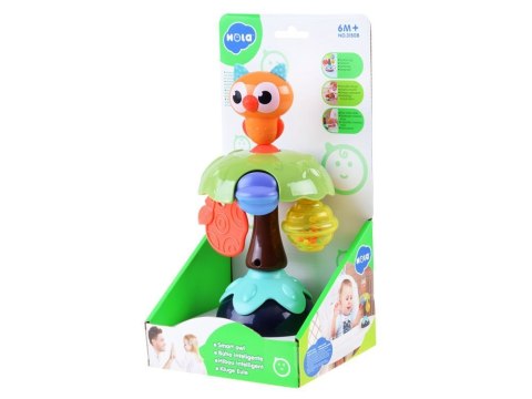 Magiczna grzechotka na przyssawce zabawka do krzesełka SOWA ZA3085 Magiczna grzechotka na przyssawce zabawka do krzesełka SOWA ZA3085