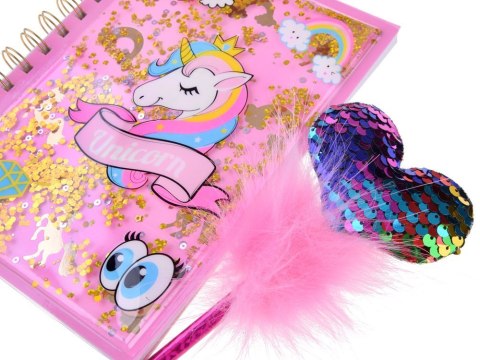 Magiczny Sekretny Pamiętnik JEDNOROŻEC + długopis naklejki ZA4796 Magiczny Sekretny Pamiętnik JEDNOROŻEC + długopis naklejki ZA4796