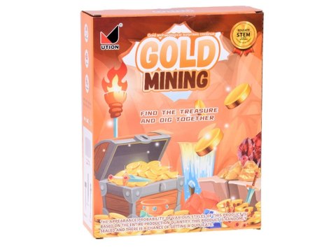 Mały archeolog wykopaliska monety kopalnia złota szukanie skarbów ZA5596