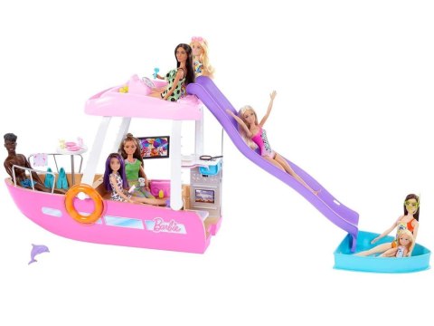 Mattel Barbie Motorówka dla lalek z TRANSFORMACJA WNĘTRZ + akcesoria ZA6042 Mattel Barbie Motorówka dla lalek z TRANSFORMACJA WNĘTRZ + akcesoria ZA6042