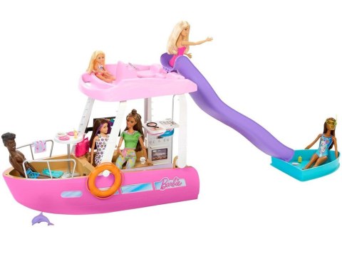Mattel Barbie Motorówka dla lalek z TRANSFORMACJA WNĘTRZ + akcesoria ZA6042 Mattel Barbie Motorówka dla lalek z TRANSFORMACJA WNĘTRZ + akcesoria ZA6042