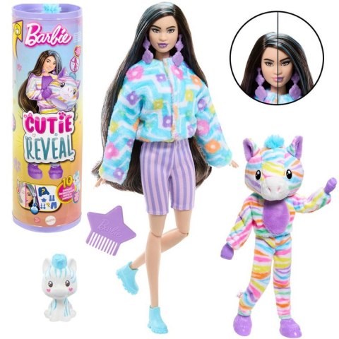 Mattel Barbie lalka Cutie Reveal Słodkie marzenia ZEBRA + akcesoria ZA6052 Mattel Barbie lalka Cutie Reveal Słodkie marzenia ZEBRA + akcesoria ZA6052