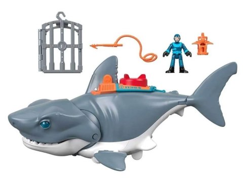 Mattel Imaginext Mega mechaniczny rekin atak rekina ruchoma paszcza ZA5438 Mattel Imaginext Mega mechaniczny rekin atak rekina ruchoma paszcza ZA5438