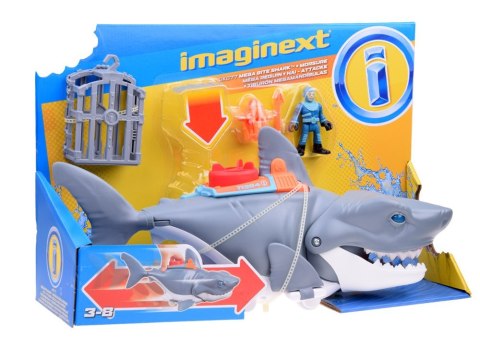 Mattel Imaginext Mega mechaniczny rekin atak rekina ruchoma paszcza ZA5438 Mattel Imaginext Mega mechaniczny rekin atak rekina ruchoma paszcza ZA5438