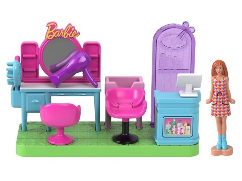 Mattel Mini Barbie Land Lalka fryzjerka + ruchomy salon fryzjerski ZA6041 D Mattel Mini Barbie Land Lalka fryzjerka + ruchomy salon fryzjerski ZA6041 D