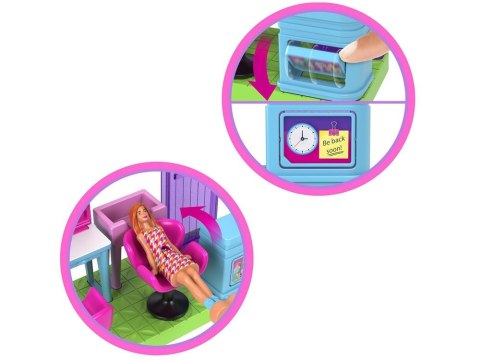 Mattel Mini Barbie Land Lalka fryzjerka + ruchomy salon fryzjerski ZA6041 D Mattel Mini Barbie Land Lalka fryzjerka + ruchomy salon fryzjerski ZA6041 D