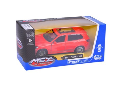 MSZ Model kolekcjonerski Licencjonowane metalowe Auto BMW X5M 1:43 ZA5459 MSZ Model kolekcjonerski Licencjonowane metalowe Auto BMW X5M 1:43 ZA5459